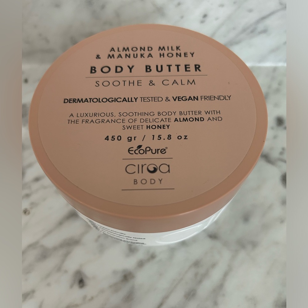 Ciroa Body Almond Milk & Mannuka Honey Body Butter Soothe & Calm 15.8 fl oz NEW